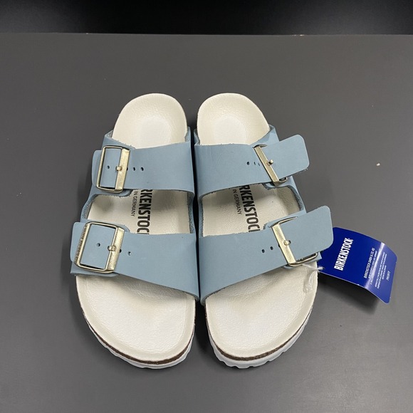 Birkenstock Arizona BS Light Blue Women's Size EU 37 US 6 Sandals Slides - Picture 3 of 10